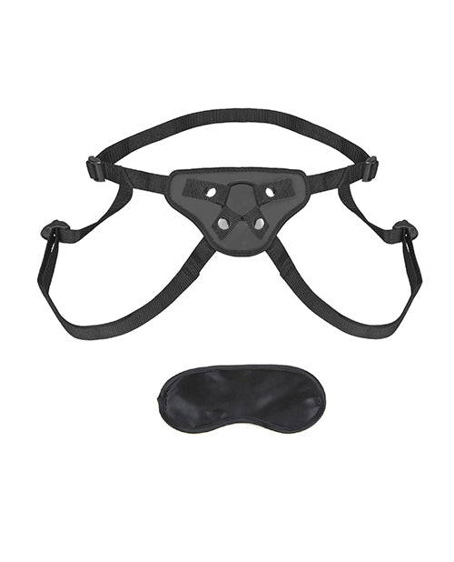 Lux Fetish Beginners Strap On Harness - Black