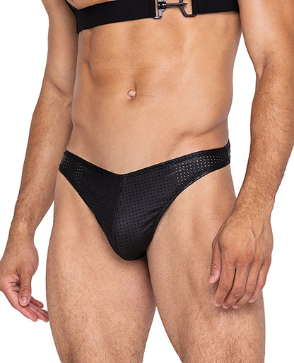Master Thong W/contoured Pouch Black