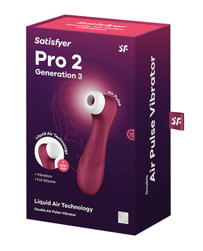 Satisfyer Pro 2 Generation 3 W/liquid Air - Wine Red