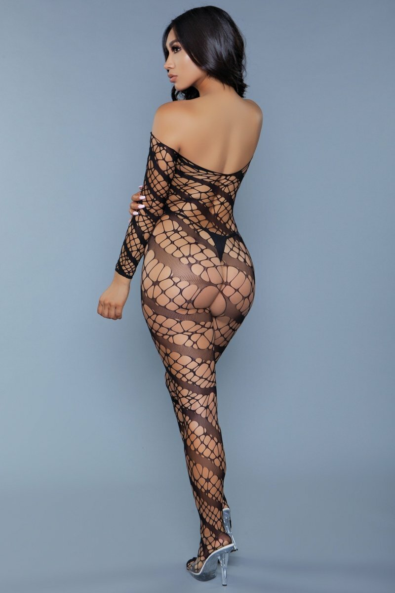 Web of Love Bodystocking: Intricate, Alluring & BreathableH