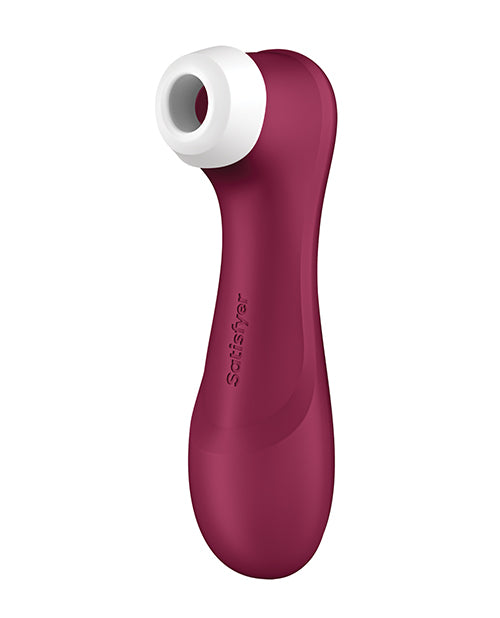 Satisfyer Pro 2 Generation 3 with Liquid Air + App: Advanced Touch-Free Clitoral Stimulator in Elegant Wine Red